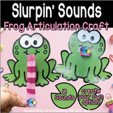 Slurpin' Sounds! A Fun Frog Craftivity to Target Articulat