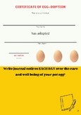 Small Animal Egg-Doption Worksheet