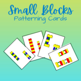 Small Block Patterning Blue Prints - PreK Math Center - Fi