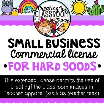Preview of Small Business Commercial License for Hard Goods