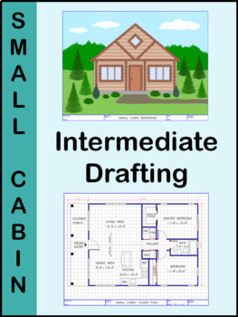Preview of Small Cabin Intermediate Drafting: Distance Learning