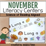 Phonics Centers November - Thanksgiving Literacy Activitie
