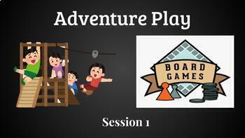 Preview of Small Group Counseling: Adventure Play via Board Games (google slides)