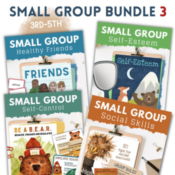 Preview of Small Group Counseling Bundle 3