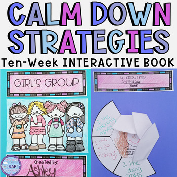 Preview of Small Group Curriculum Interactive Notebook for Anger Management & Self Control 