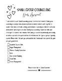 Small Group Counseling Forms