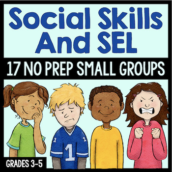 Preview of Small Group Counseling Lessons For School Counseling: Curriculum For Grades 3-5