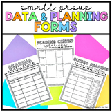 Small Group Data & Planning Forms
