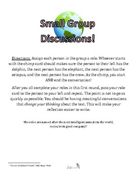 Preview of Small Group Discussion Practice