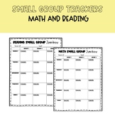Small Group/Intervention Trackers