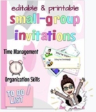 Small Group Invitations Time Management Tool