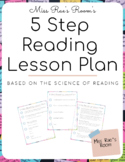 Small Group Lesson Planning Template - Structured Literacy
