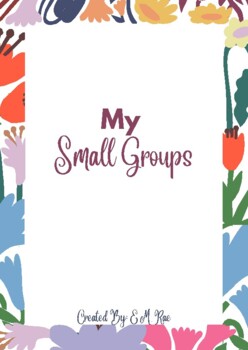 Preview of Small Group Organizer