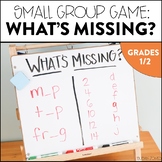 Small Group Phonics Game: What's Missing?