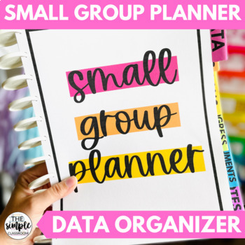 Preview of Small Group Planner | Lesson Plan Templates and Student Data Charts