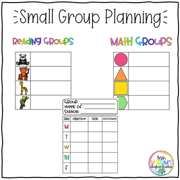 Preview of Small Group Planning