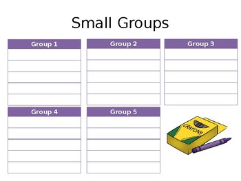 Small Group Planning by HelloFelicia | TPT