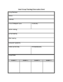 Small Group Planning/Observation Form