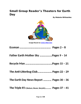 Preview of Small Group Reader's Theaters for Earth Day