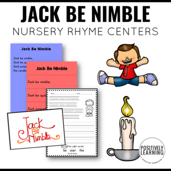 Preview of Small Group Reading Activities based on Children's Nursery Rhyme Poems