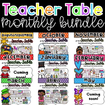 Preview of Small Group Reading Activities | Alphabet Activities | Small Group Bundle