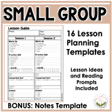 Small Group Reading Lesson Plan Templates (SoR) 16 Templat
