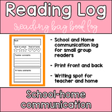 Small Group Reading Log