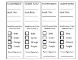 Small Group Reading Slips