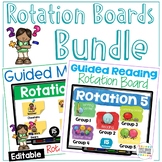 Small Group Rotation Slides Bundle for Reading and Math wi