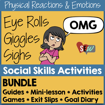 Preview of Feelings & Reactions Bundle: Social Skills Activities