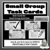 Small Group Task Cards