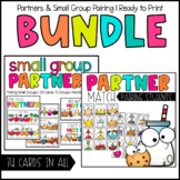 Small Group and Partner Pairing | Partner Cards Bundle 