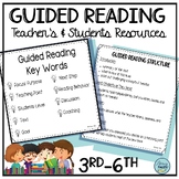 Small Groups Guided Reading Teacher Lesson Plans & Student
