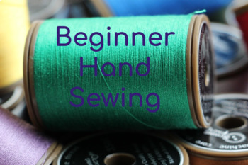 Preview of Small Hand Sewing Lesson Plan: A Great Beginners Hand Sewing Project!