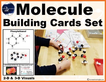Preview of Molecule Building Cards Set