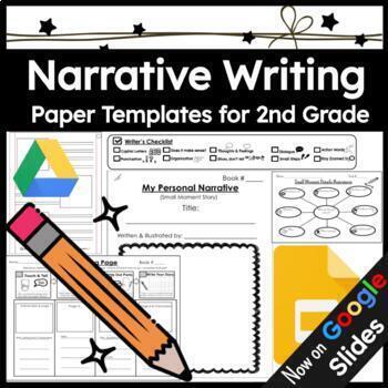 Small Moment Writing Personal Narratives Paper Templates Pack Google ...