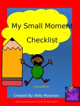Preview of Small Moment Student Checklist