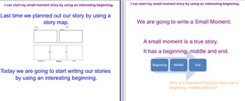 Preview of Small Moment Writing #3 - Beginning