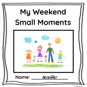 Preview of Small Moment Writing (Supporting Document of Writing Topics with pictures only)