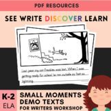 Small Moments Writers Workshop Toolkit - Demo and Exemplar Texts