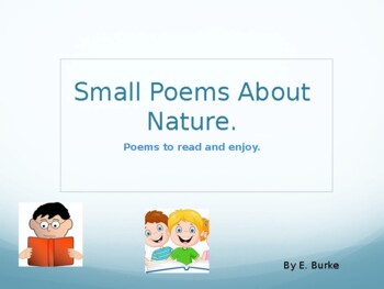 Preview of Small Poems About Nature.