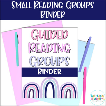 Preview of Small Reading Group Binder | Guided Reading Group