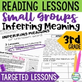 Small Reading Strategy Groups 3rd Grade Inferring Meaning 