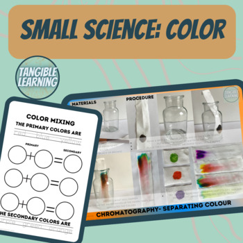 Preview of Small Science Color Unit- American Spelling