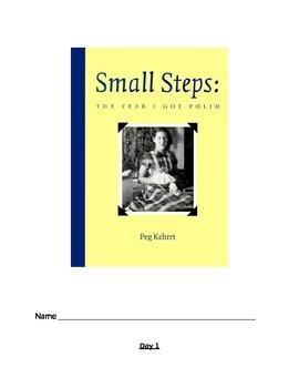 Small Steps Novel Study for Special Education with comprehension questions  • Special Needs for Special Kids
