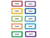 Small Student Name Labels Editable
