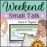 Small Talk | Autism Weekend Social Conversation | BUNDLE (