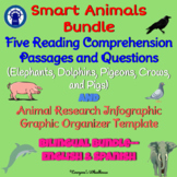 Smart Animal Reading Passages, Infographic, & More Bilingu