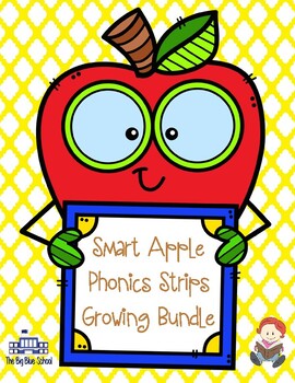 Preview of Smart Apple Fluency Strips-GROWING BUNDLE