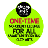 Smart Arts For Kids Clip Arts One-Time No-Credit Required 